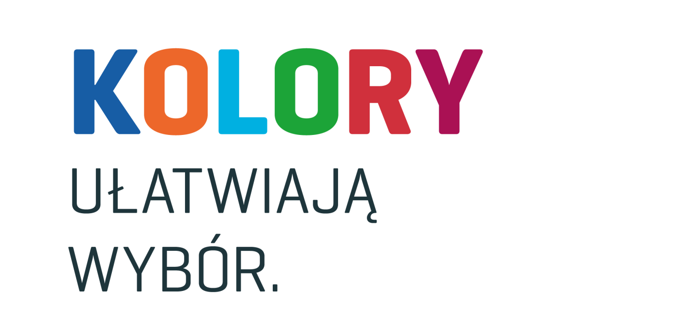 Unikalne znaczenie kolorów ułatwia komunikację z użytkownikiem