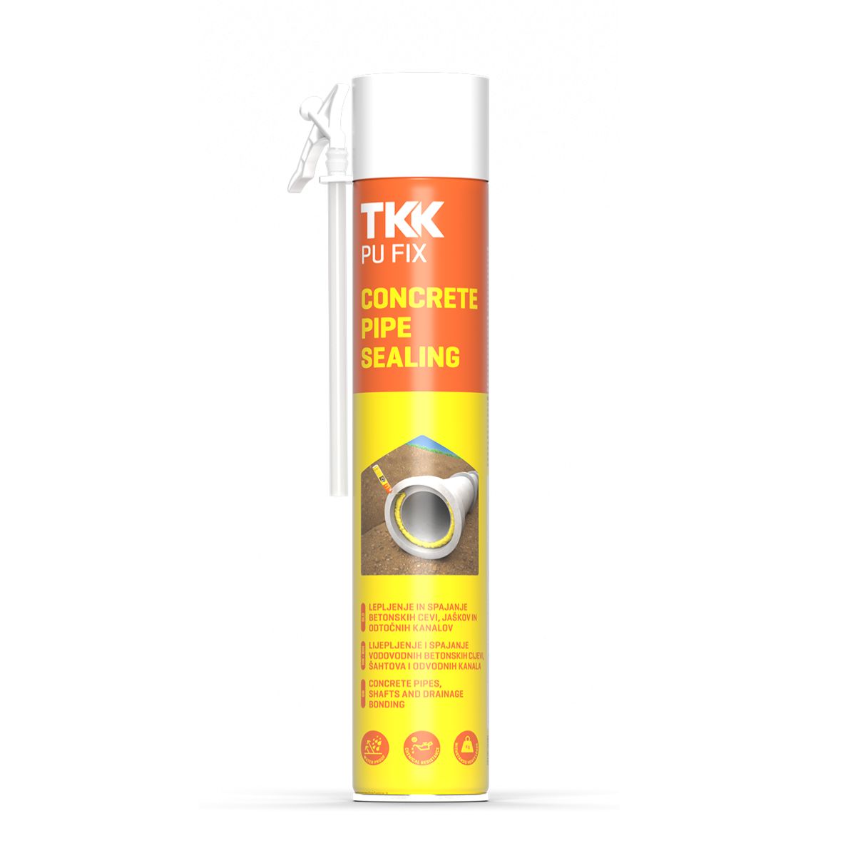 Pu fix concrete pipe sealing h
