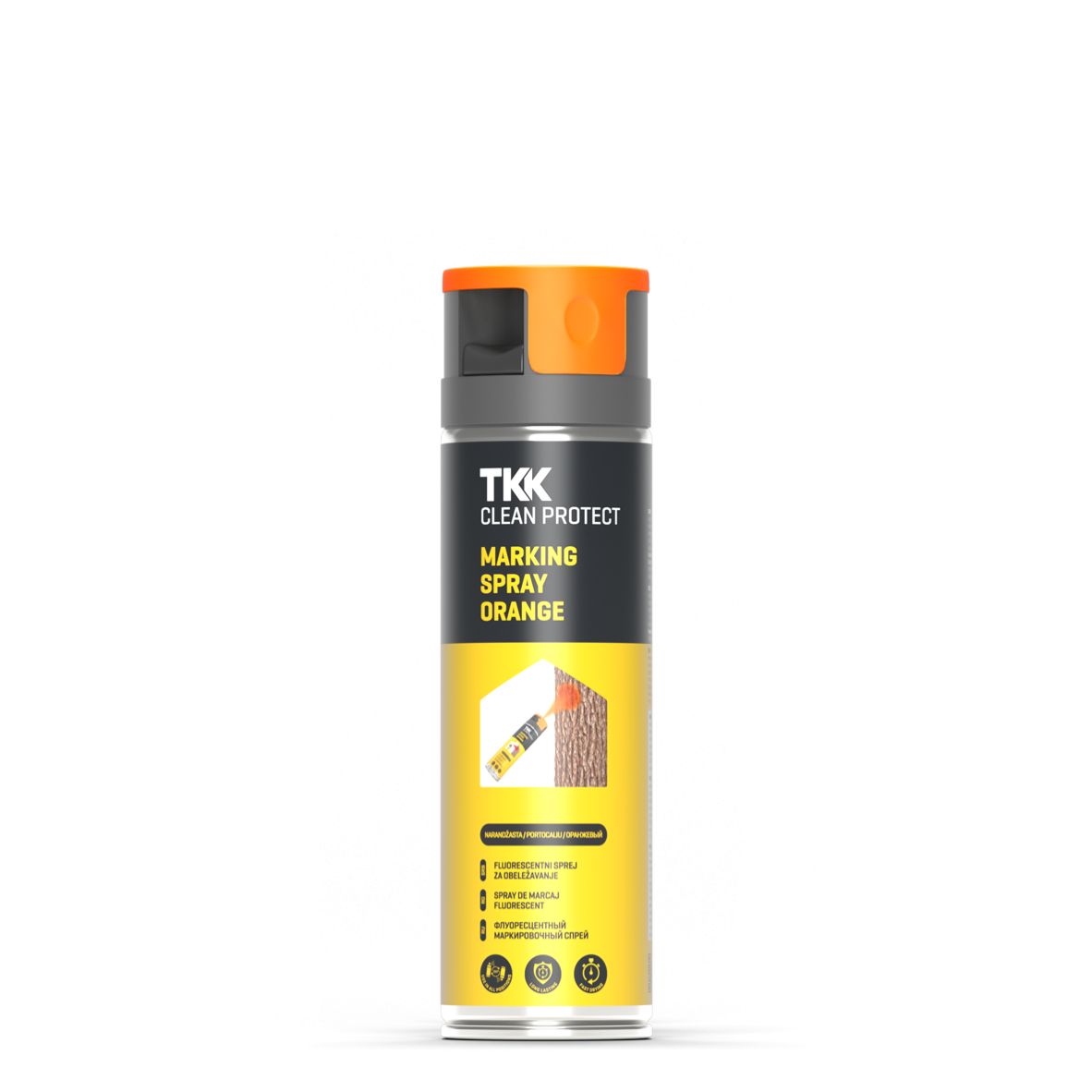Clean protect marking spray orange