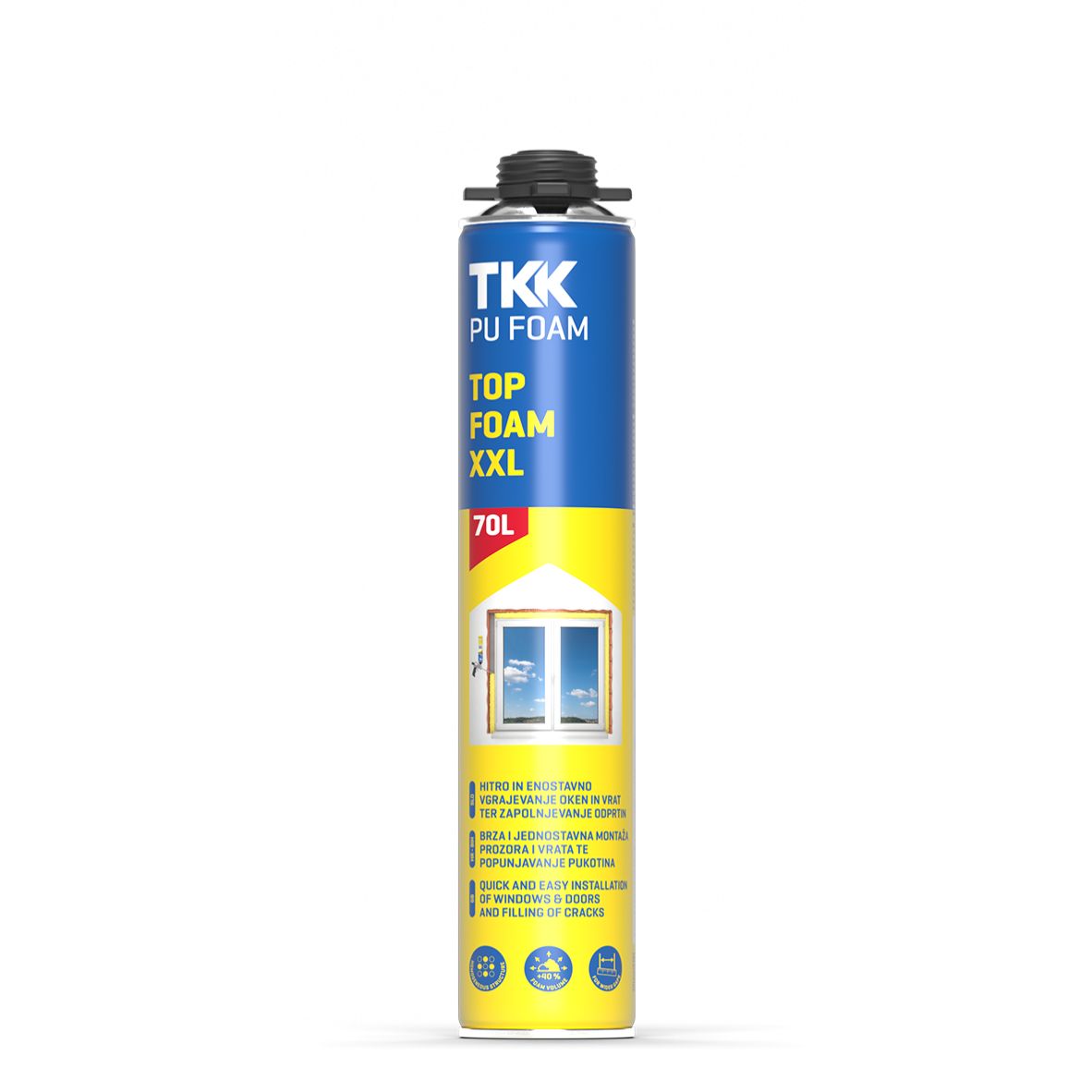 Pu foam top foam xxl g 750 ml