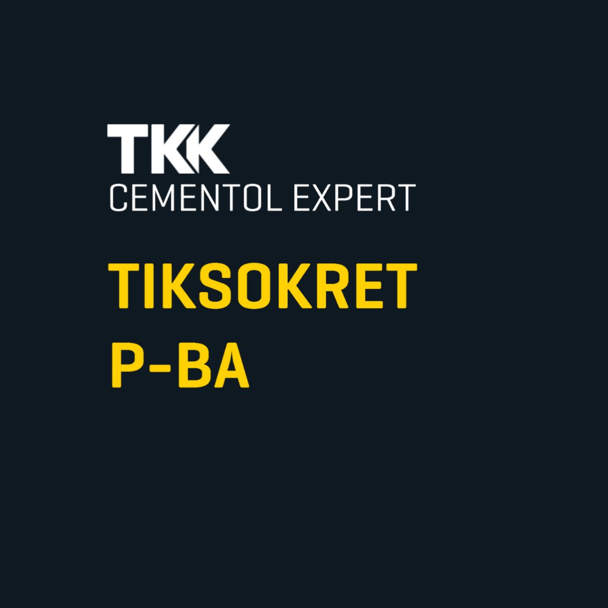Cementol Expert Tiksokret P Ba