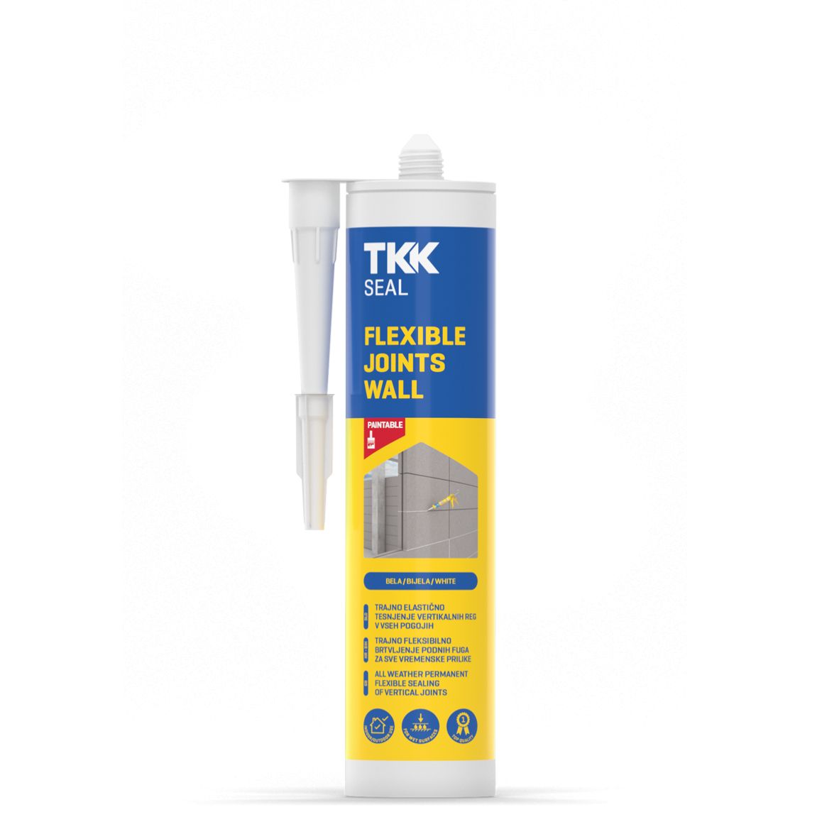 Seal flexible joints wall