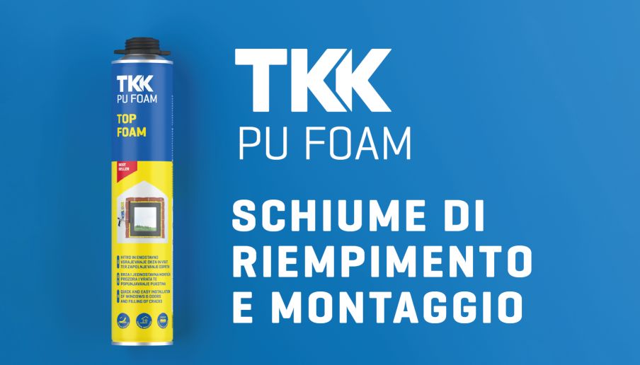 tkk pu foam schiume di riempimento e montaggio