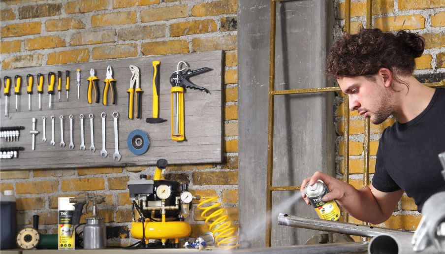 clean up your workshop basement or garage with tkk clean protect 5