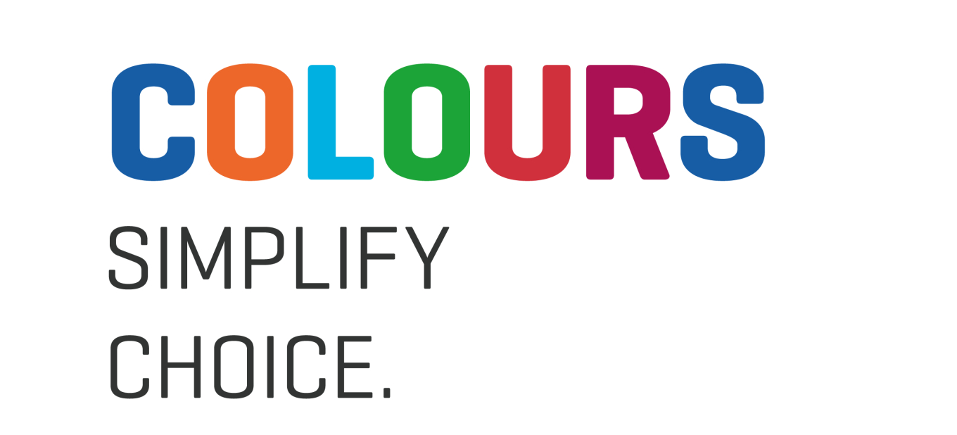 Unique colour communication for a better user experience
