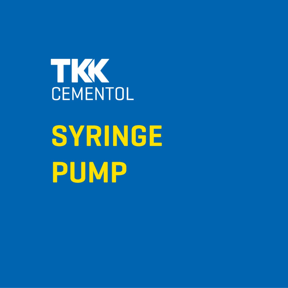 Cementol Syringe Pump