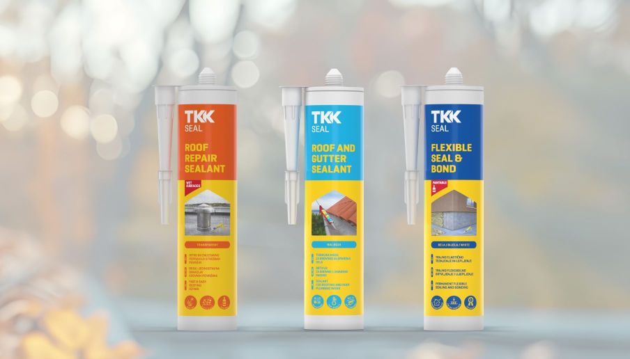 tkk seal products for roof gutters and other exposed parts