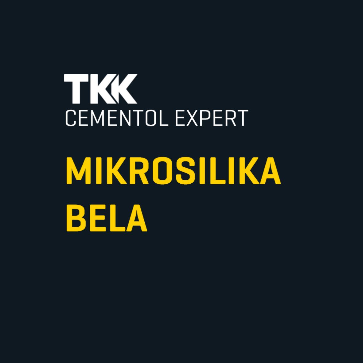 Cementol Expert Mikrosilika Bela