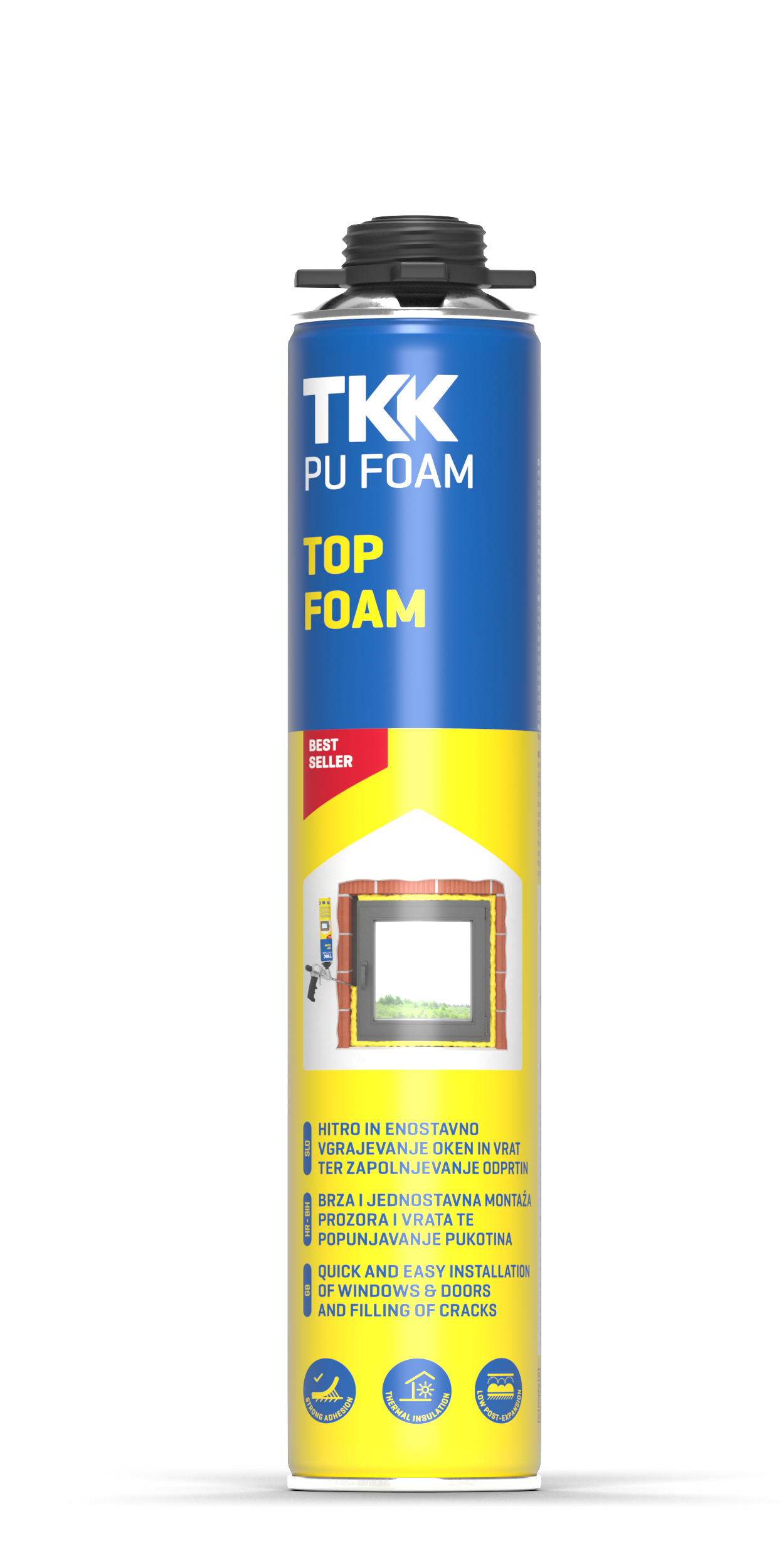 pu foam top foam g 750 ml