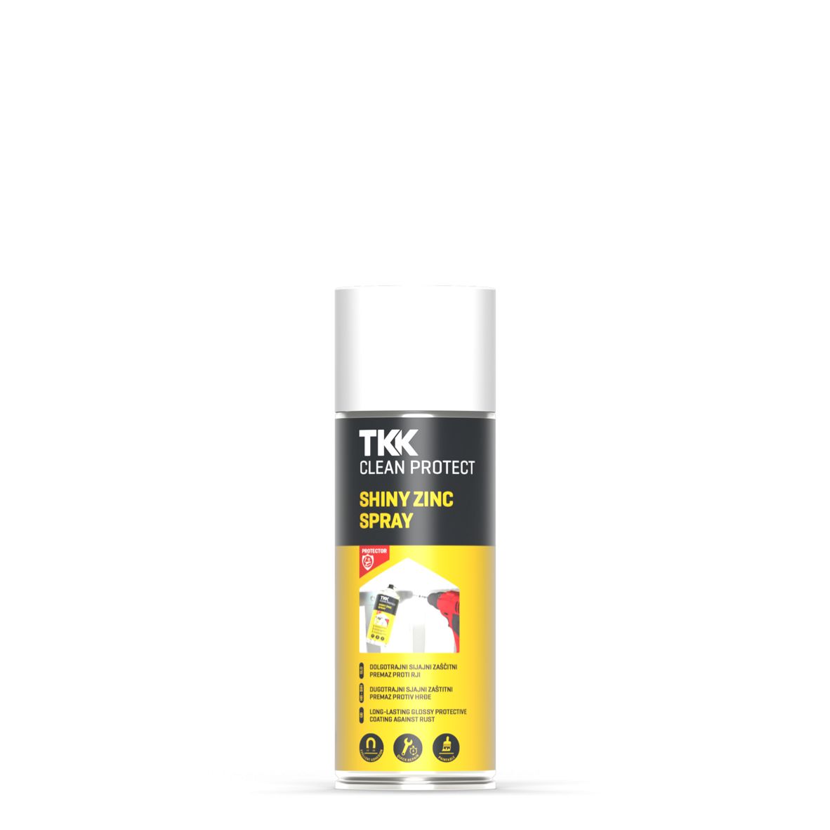 TKK Clean Protect Shiny Zinc Spray