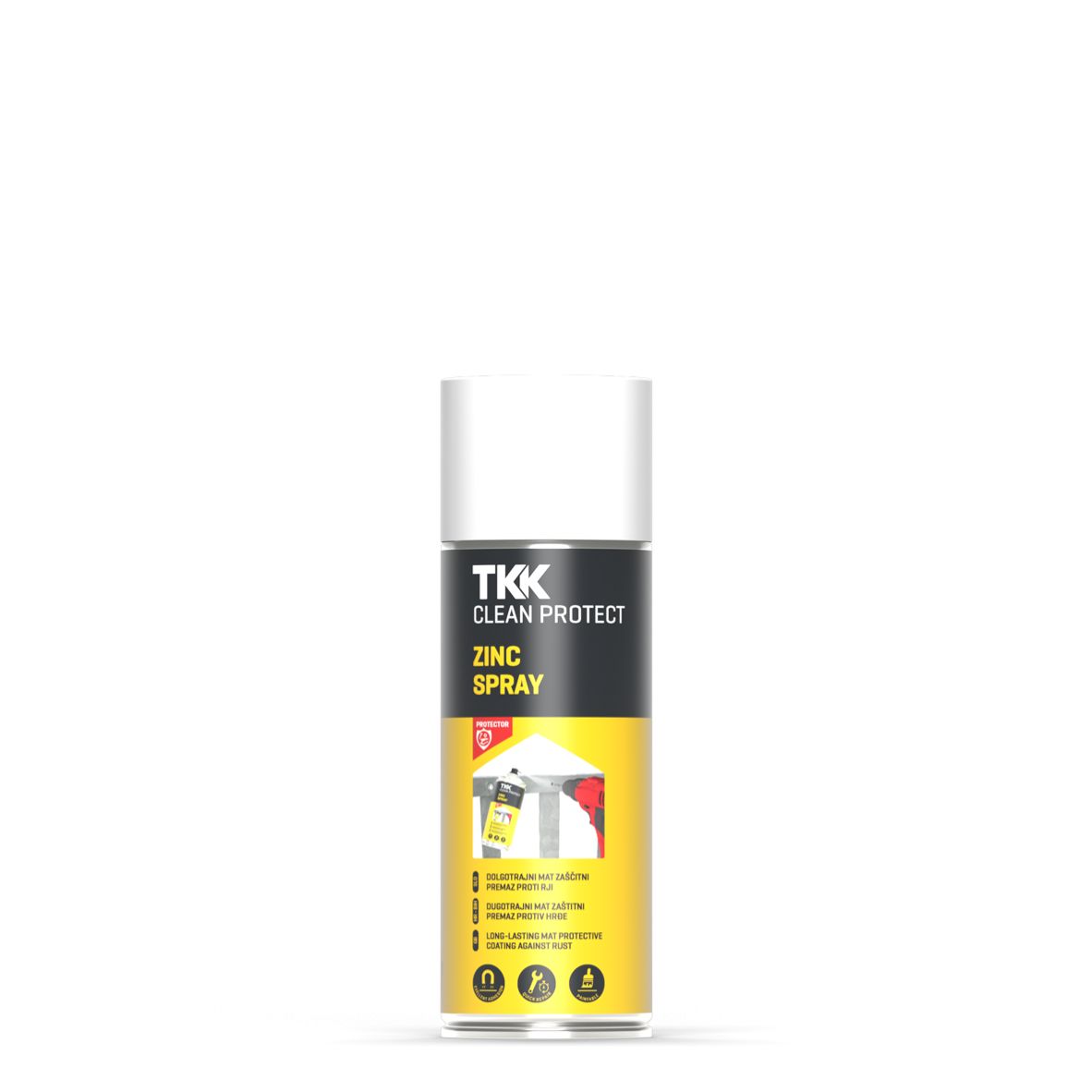 Clean protect zinc spray